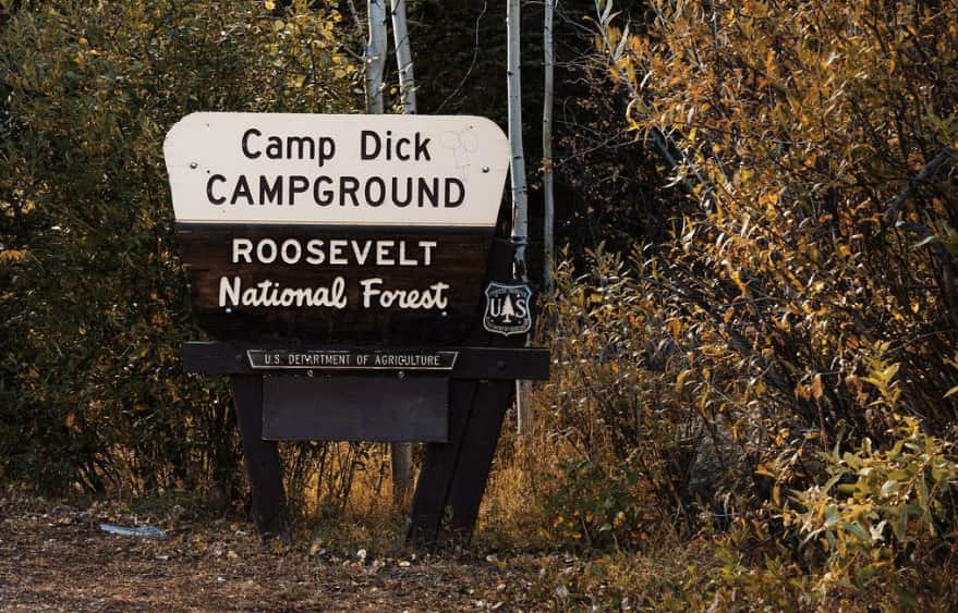 Camp Dick Campground is one of the best places to camp in Colorado